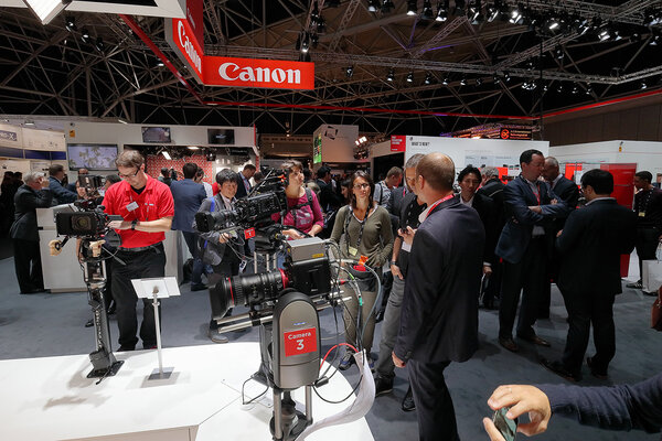 Le stand Canon à IBC