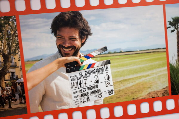 Pellicule virée à l'orange pour Migue Amoedo, DoP de la série TV "El embarcadero" - Photo Jean-Noël Ferragut