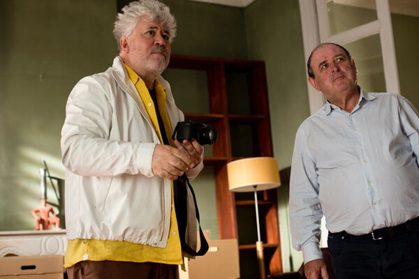 Pedro Almodóvar, on left and Jean-Claude Larrieu - Manolo Pavón