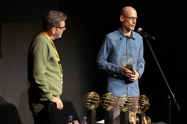 Laurence Sher, ASC, et Tim Masick - Photo Katarzyna Średnicka