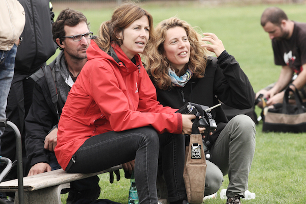 Alix Delaporte et Claire Mathon sur le tournage du "Dernier coup de marteau" - Photo Jean-Claude Lother