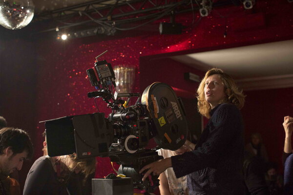 Claire Mathon derrière l'Arricam Lite du tournage des "Deux amis" - Photo Shelby Duncan