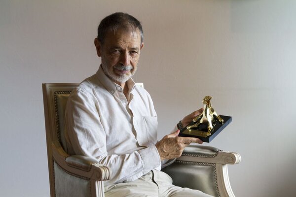 José Luis Alcaine et son Léopard d'honneur - Photo Festival de Locarno