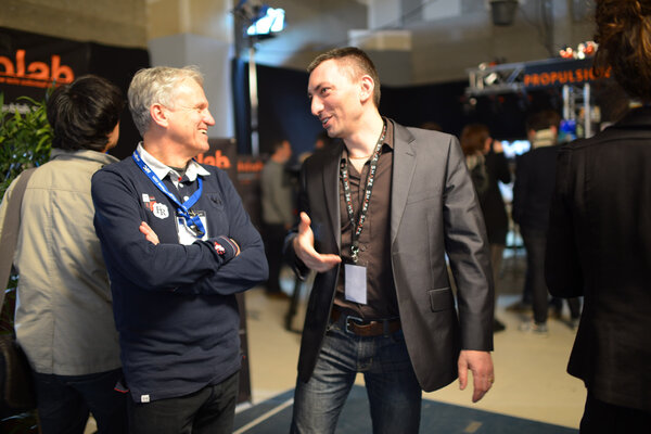 Jean-Jacques Bréhier et Joël Porcu (TSF Camera) - Photo Pauline Maillet pour l'AFC