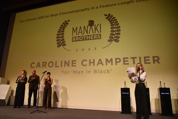 Caroline Champetier, Caméra 300 de fer pour "Man in Black" - Photo ICFF Manaki Brothers