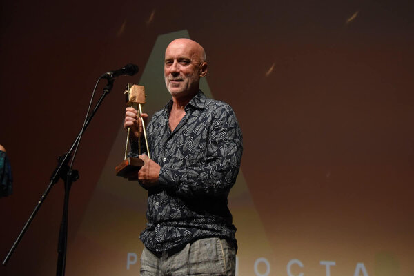 John Mathieson et sa Caméra 300 d'or - Photo Festival Manaki Brothers