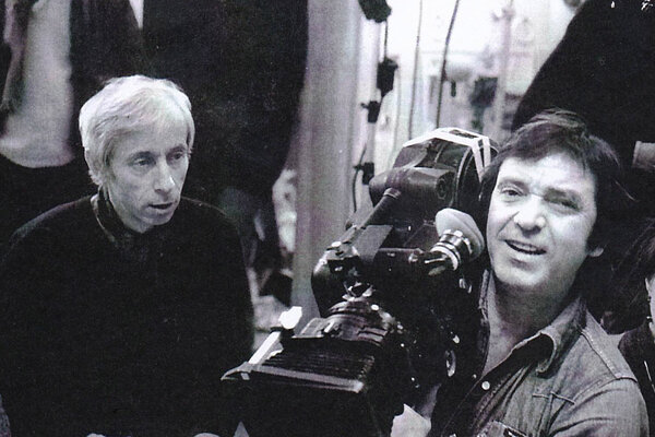 Max Pantera, Arri BL sur l'épaule, sur un tournage avec Michel Deville