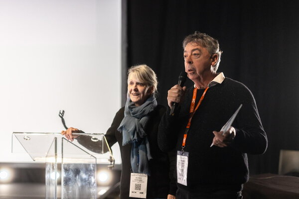 Agnès Godard et Jean-Marie Dreujou présentant le Festival Camerimage - Photo Katarzyna Średnicka