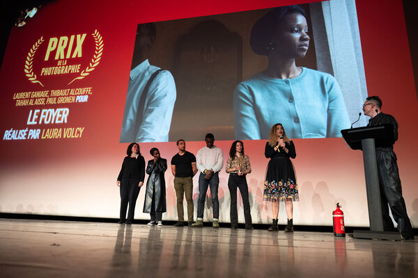 Lors de la remise du Prix de la Photographie - Photo Pauline Maillet / Nikon