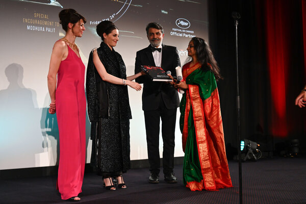 Severine Serrano, Amira Casar, Rajiv Menon et Modhura Palit - Photo Pauline Maillet