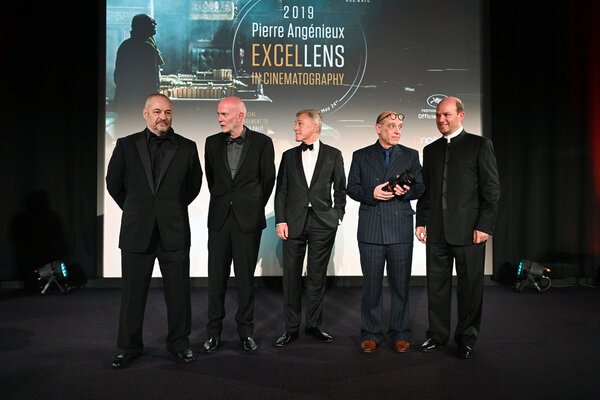 Jean-Pierre Jeunet, Guillaume Laurant, Christoph Waltz, Bruno Delbonnel et Emmanuel Sprauel - Photo Pauline Maillet