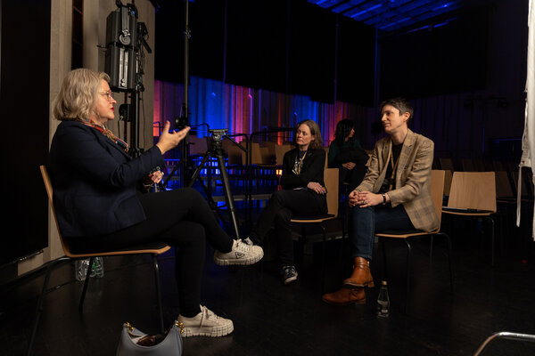 Mandy Walker, Pascale Marin et Hélène de Roux - Photo Katarzyna Średnicka