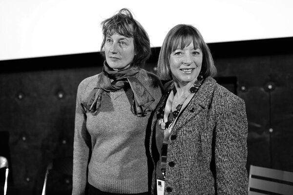 Caroline Champetier with Sue Gibson, at Micro Salon in 2010 - Photo by Victoire Thierrée © AFC