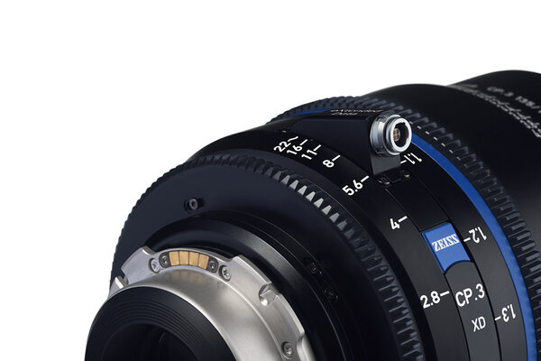 Détail de l'arrière d'un Zeiss CP.3 XD