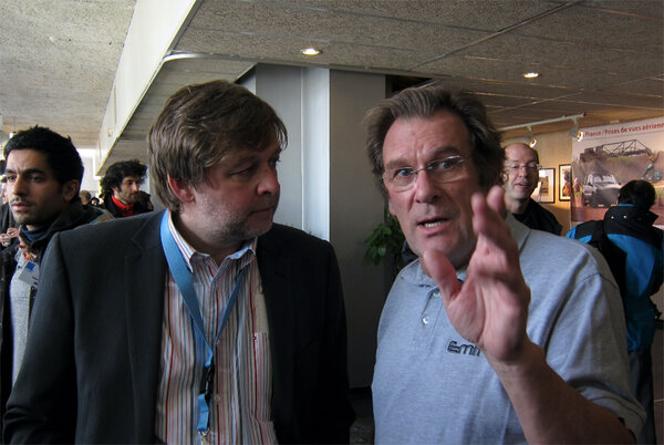 Gerhard Baier et Trevor Steele au Micro Salon en 2010 - Photo Jon Fauer - "FDTimes"