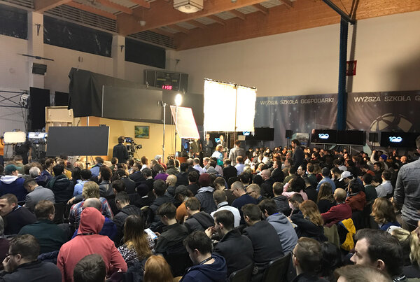 The set-up and the audience of the Arri/HDR workshop - Photo Alex Lamarque