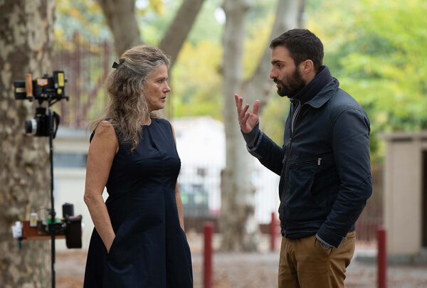 Barbara Sukowa and Aurélien Marra