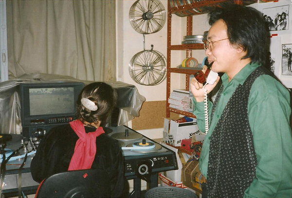 Andrée Davanture et Rithy Pahn à Atria en 1993