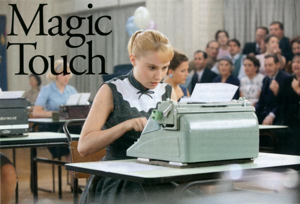 "Magic Touch", où il est question du travail de Guillaume Schiffman, AFC, sur le film "Populaire" 
