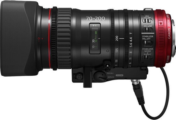 Le zoom Canon E70-200 mm