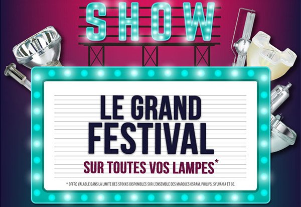Derniers jours du "Grand Festival des Lampes" chez Dimatec