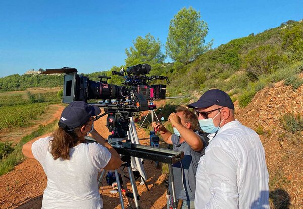 Shooting "Prière d'enquêter", with Eric Guichard, AFC