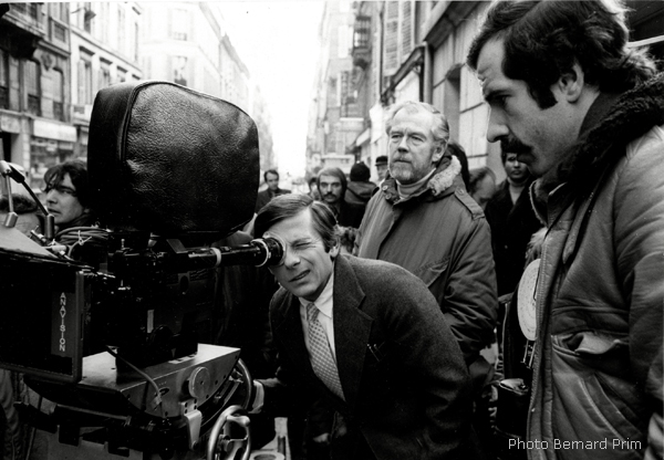 Sven Nykvist sur le tournage du " Locataire " - Ce qu'on voit en premier sur le visage de Sven, c'est son infinie douceur. A la caméra, Polanski serré dans le costume de son personnage.
