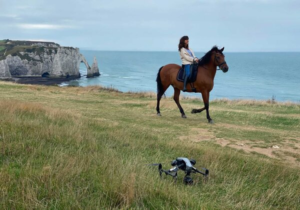 Tournage de "Liés pour la vie" avec Laetitia Millot