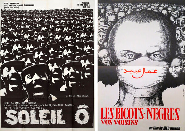 Affiches de "Soleil Ô" (1970) et "Les Bicots-nègres, vos voisins" (1974)