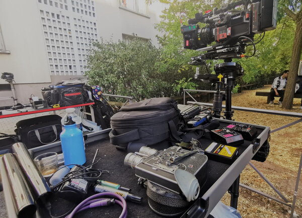 Paillard Bolex sur le tournage de "Suprêmes NTM" - Photo : Thomas Burgess