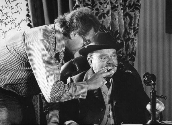 Miloš Forman et James Cagney - Sur le tournage de <i>Ragtime</i> / © Archives de Miloš Forman