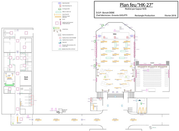 Lighting scheme for "Climax"