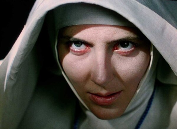 Kathleen Byron in "Black Narcissus", directed by Michael Powell (1947) - Cinematographer: Jack Cardiff, BSC