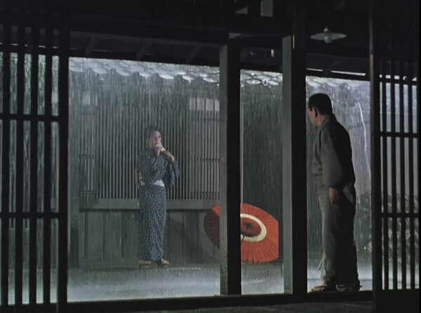 "Herbes flottantes", de Yasujirô Ozu - Capture d'écran