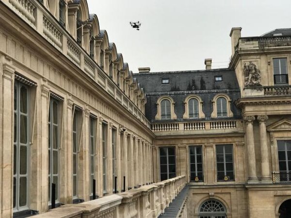 Drone Inspire 2 équipé de la Zenmuse X7