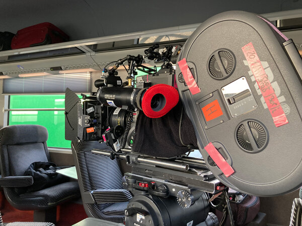 Arricam Lite dans le train - Photo Ahmed Zaoui