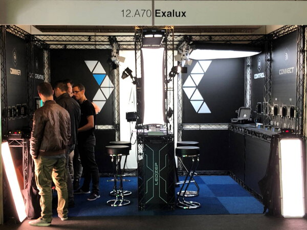 Exalux booth at IBC
