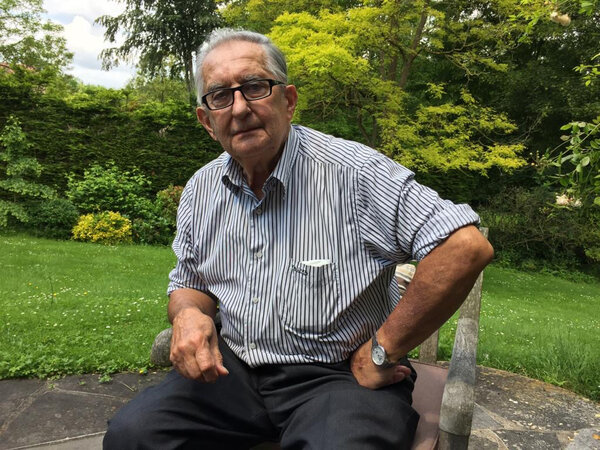Michel Thévenet, à Senlis, le 19 juin 2016 - Archives familiales