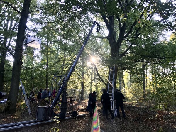 Tournage de la séquence d'ouverture - Photo : Julien Chassaignon