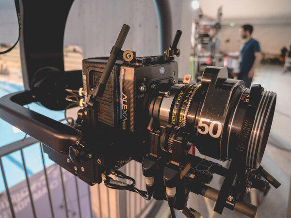 Cablecam® 3 axes et Shotover G1 avec une Alexa Mini