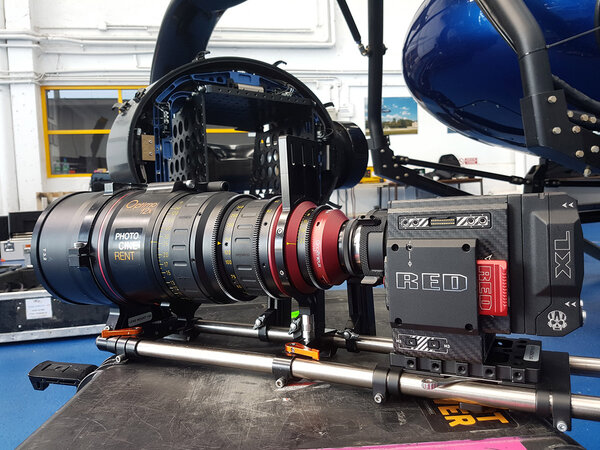 RED 8K et Angénieux Optimo 24-290 mm