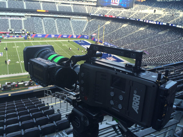 Une Amira de la NFL en tournage - DR