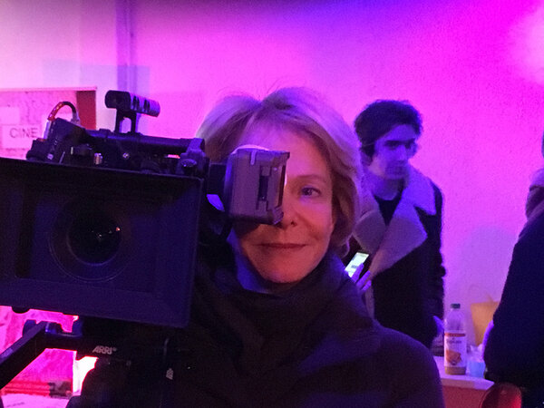 Fédérique Bredin, à Clermont-Ferrand, l'Alexa Mini à l'épaule