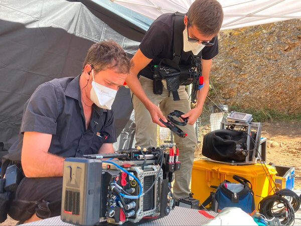 Préparation caméra sur le tournage de "The Son" - Jean-Charles Granjon