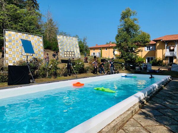 Le plan de la piscine