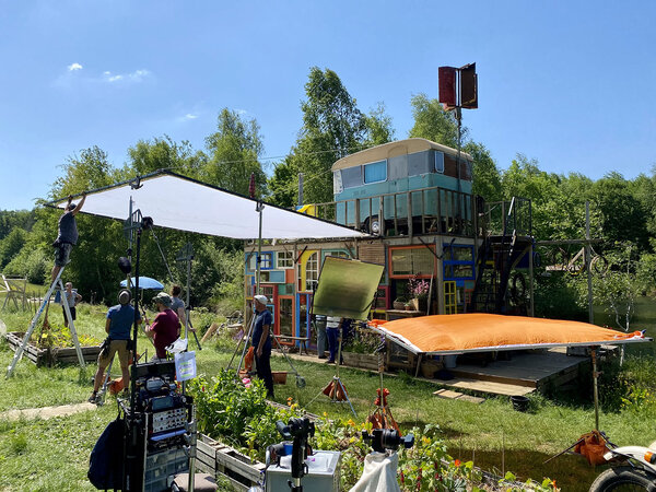 Conditions idéales pour un éco-tournage ! - Photo Cyrill Renaud