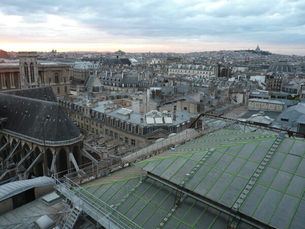 Vue du toit de la Samaritaine