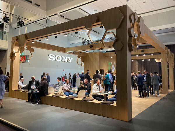 Le stand Sony