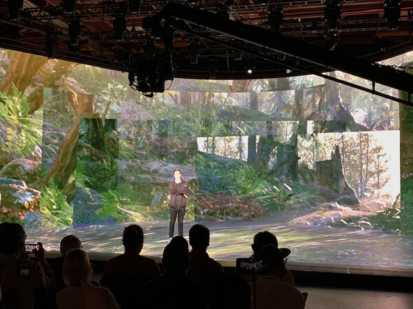 LED floor and background at XR Studios