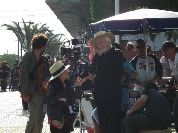 Alejandro Jodorowsky, center right, and Jean-Marie Dreujou, far right - RR